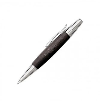 FABER-CASTELL - Kugelschreiber e-motion Birnbaum Schwarz, Mine B