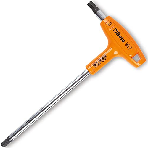 BETA 96T 5 mm Chiavi Maschio Esagonale Piegate con Impugnatura di Manovra Cromate - Prestazioni Superiori, Accoppiamento Perfetto, Ergonomica, Qualità Torsionali, Trasmissione Sforzi Elevata