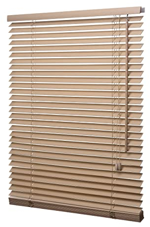 Ventanara® Holzjalousie 35mm Eiche Holz Jalousie Jalousette Echtholz 110 x 250 cm