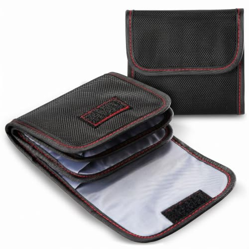 DomeStar Filter Case, 2 PCS 3, Pocket Camera Lens Filter Carry Case