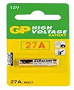 Value Range Alkaline Brand Model 12V Alkaline Battery 27A