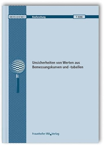 Unsicherheiten von Werten aus Bemessungskurven und -tabellen. (Bauforschung)