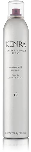 Kenra Professional Perfect Medium Spray 13 50% | Provides Styling Control Without Stiffness | Medium Hold | Fast-Drying Formulation | High Shine Finish | All Hair Types | 10 oz