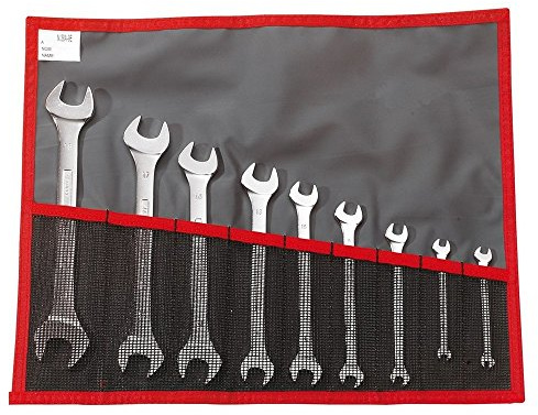FACOM Satz Gabelschlüssel 9 teilig,in Tasche, 9 Stück , 44.JE9T