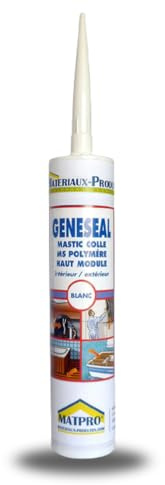 MATPRO Cartouche de mastic colle multi-usages hautes performances 290 ml Blanc
