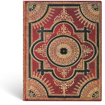 Paperblanks - Ventaglio Barockfächer Rosso - Notizbuch Ultra Flexi Liniert - 176 Seiten, FB4461-1