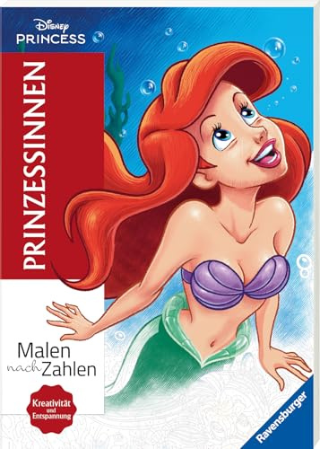Disney Malen nach Zahlen - Prinzessinnen, Disney Malbuch für Erwachsene (CreArt Malen nach Zahlen)
