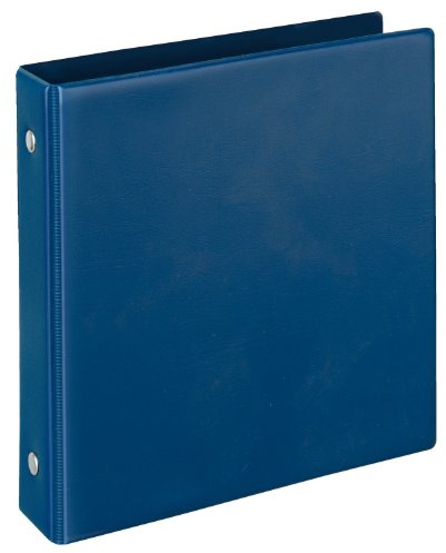 Veloflex 4167050 Karteikartenordner A6, Ringbuch, Ordner, mit Innentasche, PVC, 150 x 160 x 30 mm, blau