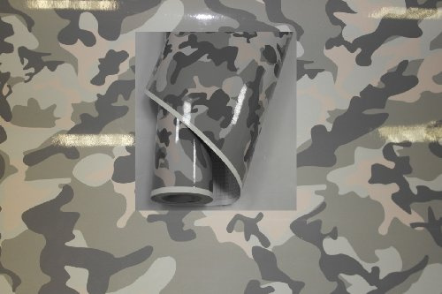 Könighaus (13,81€/m2) US Desert Camo II 100 x 152 cm blasenfrei mit Anleitung (Camouflage Autofolie)