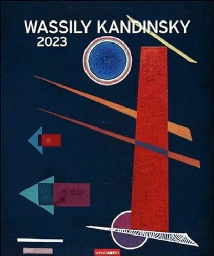 Wassily Kandinsky Edition Kalender 2023. Kunstvoller Wandkalender mit abstrakten Kunstwerken im Bauhaus-Stil. Großer Kunst-Kalender 2023 XXL. 46x55 cm.