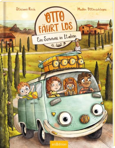 OTTO fährt los – Ein Sommer in Italien: Bilderbuch für alle Vanlife-Fans & Camper-Kinder, Reisen mit dem Bus, Abenteuergeschichte ab 4 Jahren