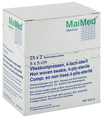 VLIESKOMPRESSEN 5x5 cm steril 25X2 St