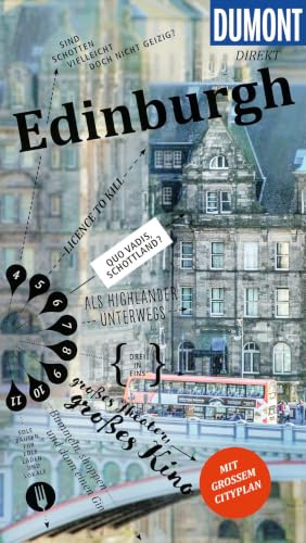 DUMONT direkt Reiseführer Edinburgh: Mit großem Cityplan