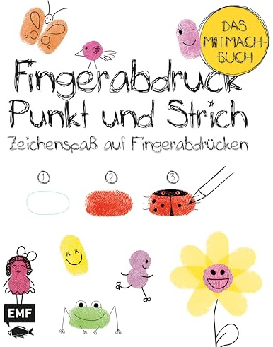 Fingerabdruck, Punkt und Strich – Das Mitmachbuch: Zeichenspaß mit Fingerabdrücken (Ed Emberleys Zeichenkurs)