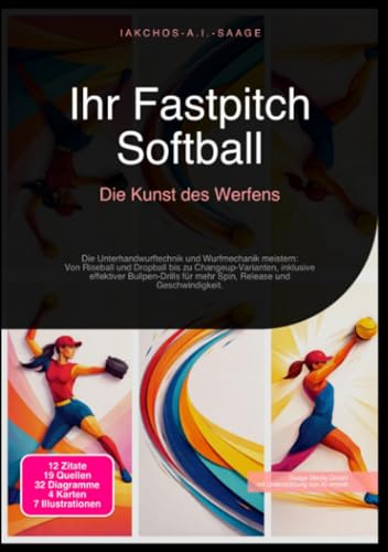 Ihr Fastpitch Softball: Die Kunst des Werfens: Die Unterhandwurftechnik und Wurfmechanik meistern: Von Riseball und Dropball bis zu ... für mehr Spin, Release und Geschwindigkeit.