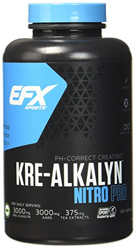 EFX Kre-Alkalyn Nitro-Pro Super Caps - 120 Kreatin Kapseln, 1er Pack (1 x 173 g)