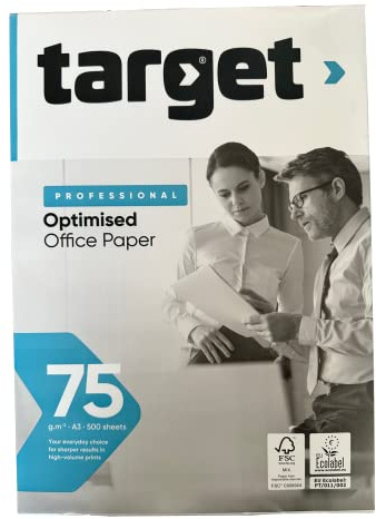 Target Professional Kopierpapier 75g/m² DIN-A3 500 Blatt Druckerpapier weiß