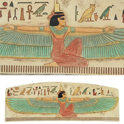 Winged Isis Plaque, Large Eyptian Wall Relief