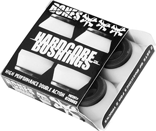 Bones Wheels Bushings 96A Hardcore Hard Set, Weiß, 2.3 x 1.5 x 2.3, 150280