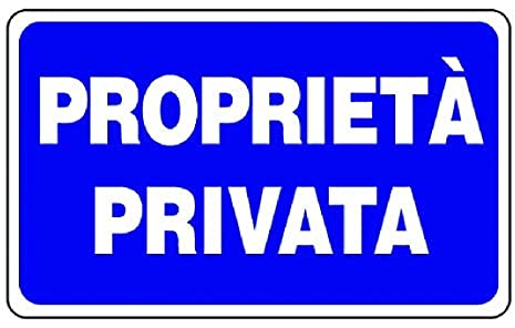 START Cartel de propiedad privada para puertas de casas, 30 cm x 20 cm