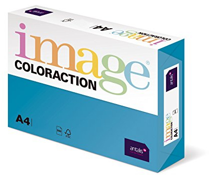 Image Coloraction Lisbon - farbiges Kopierpapier - DIN A4, 210 x 297 mm, 120 g/m² - buntes, holzfreies Druckerpapier für Kopierer - 250 Blatt - Königsblau