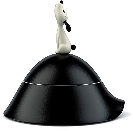 Alessi LULÁ Hundenapf, schwarz