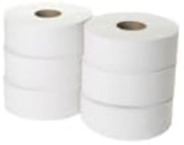 WHITEBOX JWH330 Lot de 6 rouleaux de papier toilette double épaisseur 300 m