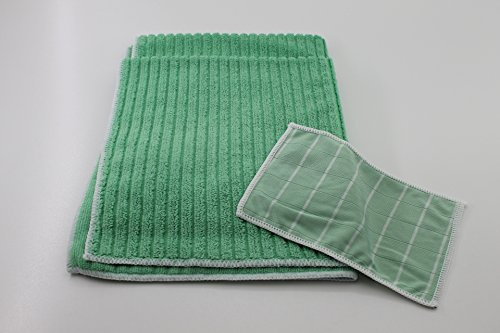 Aqua Clean Bambus-Kristall Bodentücher 2er Plus Optik-/Smartphone-Reinigungstuch