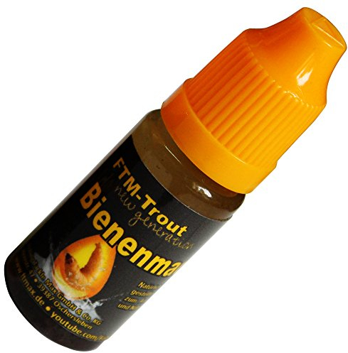 FTM Bienenmadenöl 10ml - Fischlockstoff zum Forellenangeln, Lockstoff zum Angeln auf Forelle, Forellenköder, Lockmittel für Fische