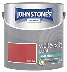 Johnstone's 304156 Vinyl Soft Sheen Emulsion - Rich Red,2.5