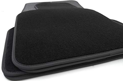 Fussmatten E60 E61 5er Autoteppich Original Premium Qualität Velours mit Nubuk 4-teilig