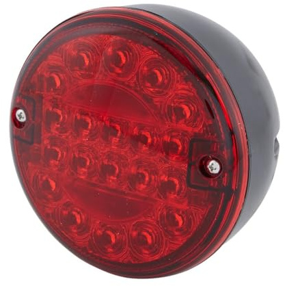 HELLA VALUEFIT 2NE 357 026-231 Nebelschlussleuchte - LED - 24/12V - Anbau - Lichtscheibenfarbe: rot - Kabel: 300mm - Stecker: Flachstecker - hinten