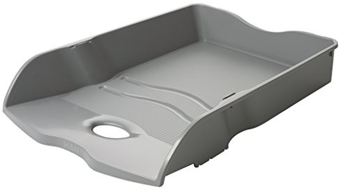 Briefablage HAN LOOP, DIN A4/C4, stapelbar, nestbar, stabil, dunkelgrau