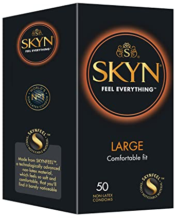 Mates Skyn Large non latex preservativi – Confezione da 48