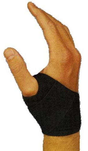 Med Spec CMC Thumb Support : Black Left Medium 6 inch to 7 inch