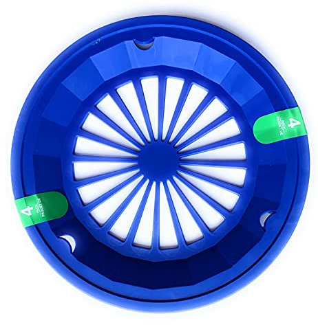 Reusable Plastic Paper Plate Holders Set Of 4 Blue Shade May Vary by Greenbrier