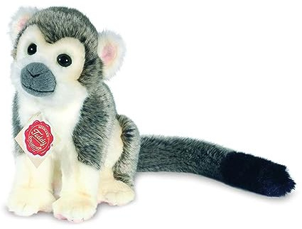 Teddy Herrmann GmbH Äffchen grau 17 | Naturgetreu gestaltet, liebevoll ausgearbeitete Details, ab 18 Monaten, waschbar, Füllung mit recyceltem Polyester