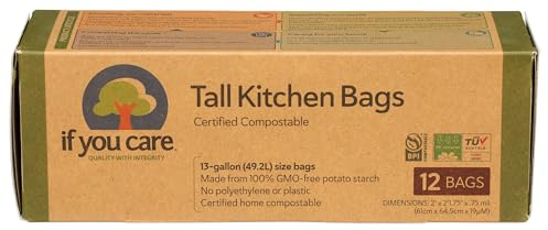 If You Care Tall Kitchen Bags 12 Bags (Pack of 2)