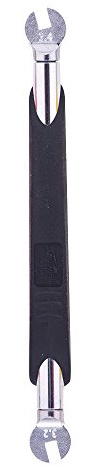 SUPER B TB-5516 Schraubenschlüssel Speichen Doppelt für Rohrstutzen Fahrrad, 3.23/3.45mm