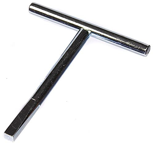 Budget Key T Bar Key Lock Tapered Square Drive Key 6.5mm Square