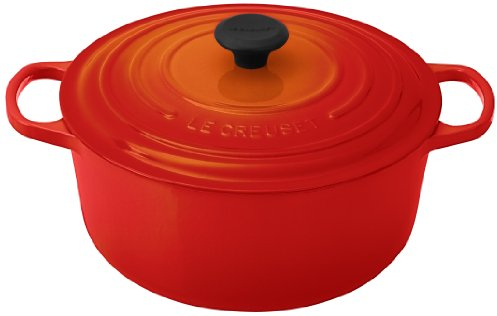 Le Creuset Signature Ofen, Gusseisen, emailliert, rund, 2,8 l 7-1/4 qt flame