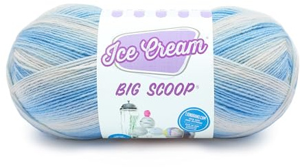 Lion Brand Yarn 922-203 Ice Cream Big Scoop Yarn, Blueberry, Acrylic, 27.94 x 12.7 x 12.7 cm