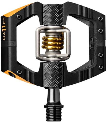 MALLET ENDURO 11 Pedale schwarz-gold / goldene Feder