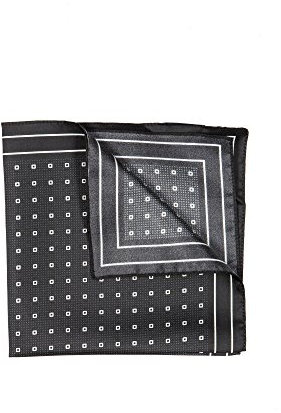 BOSS Einstecktuch Pocket sq. 33x33 cm 50321662 Herren, Schwarz, ONE SIZE
