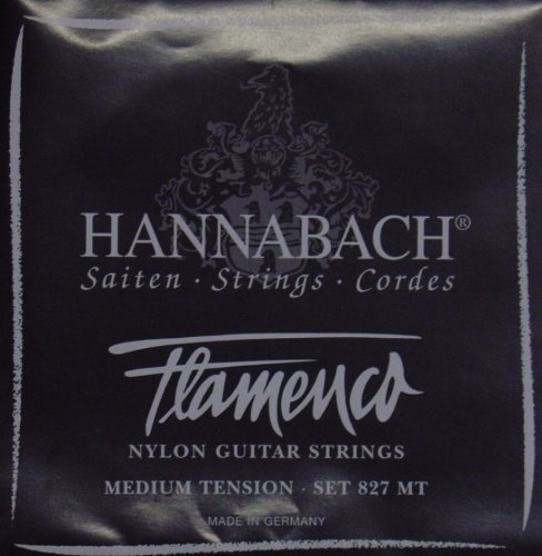 Hannabach 827 schwarz 'Flamenco' Flamencogitarre, medium Tension