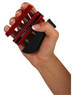 Handtrainer Digiflex (Rot - 1,4 kg/Finger, Rot - 1,4 kg/Finger)