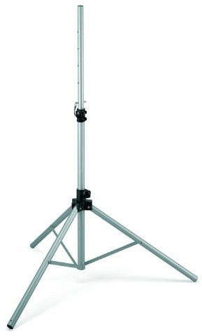 Dreibein Stativ Alu Deluxe bis 150cm für Camping Garten Balkon extrem leicht Teleskopauszug mit Sicherungsbolzen und Zeltheringen für stabilen Stand
