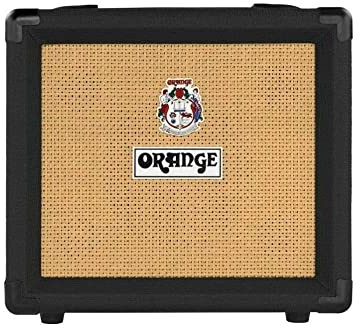 ORANGE Crush 12 BK | 12W Solid State Amp mit 3-Band EQ und CabSim für Übung, Aufnahme und stille Überwachung