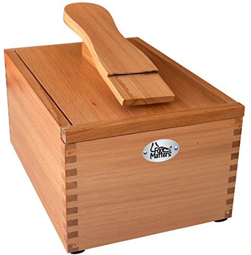 FOOTMATTERS Shoe Shine Valet Box - Hardwood Boot & Shoe Care - Premium Polish Kit