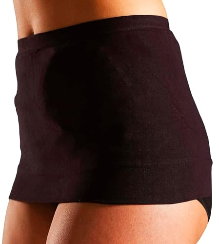 Corsinel StomaSafe Plus zweilagige Bauchbinde zur sicheren Fixierung des Stomabeutels │elastisches Bauchband mit extra Stützwirkung bei erhöhter Aktivität │ schwarz M/L